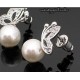 Collier + Boucles d'Oreilles Argent PERLES