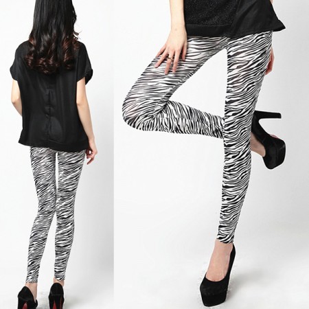 Leggings gedruckt zebra