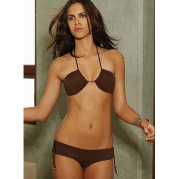 Splendide bikini sexy marron ! 